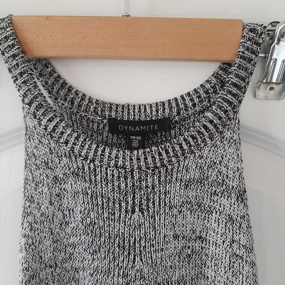 Dynamite XS Knit Halter High Neck Sleeveless Top - Picture 4 of 11